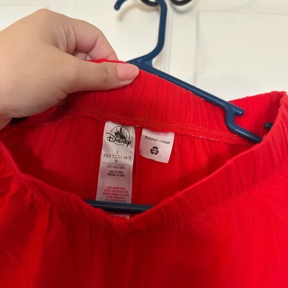 Disney Red Men's Casual Shirt with White Piping - Picture 5 of 5